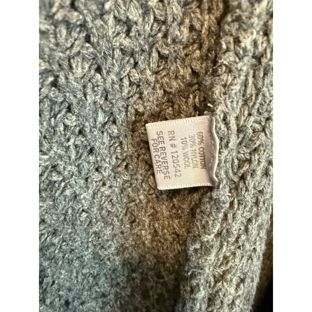 REMAIN Olive Green Chunky Cozy Open Front Dolman Cardigan‎ Coat Size M